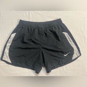 Nike Dri-Fit Running Shorts Women’s Medium Black White Athletic Lined